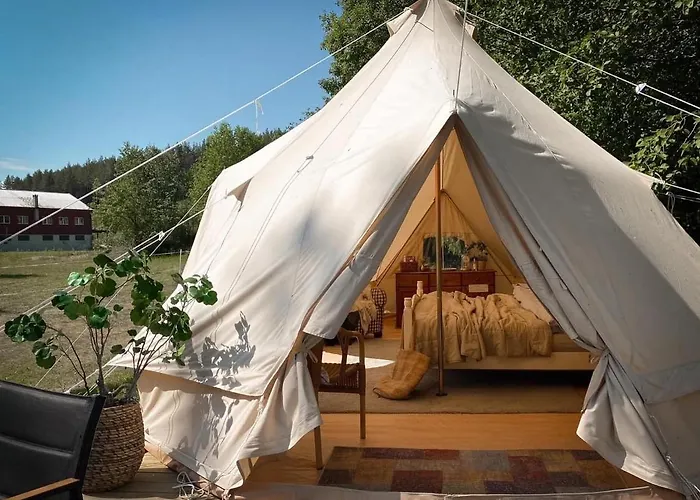 Idyllisk Glamping Rett Ved Elven