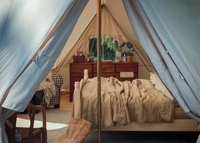 Idyllisk Glamping Rett Ved Elven