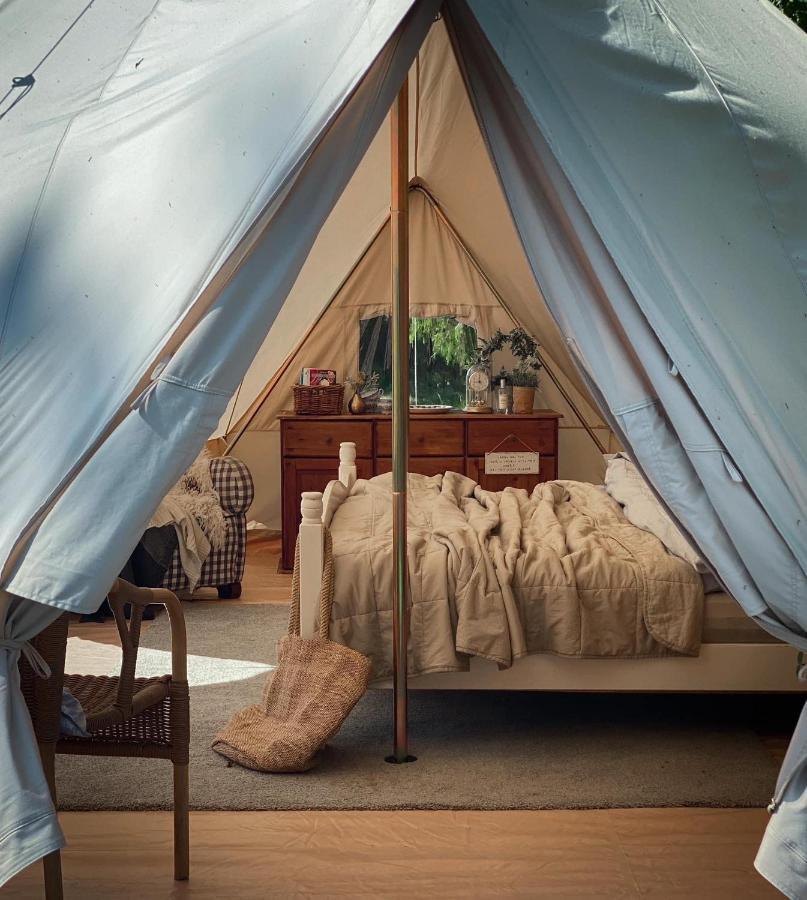 Luxuszelt Idyllisk Glamping Rett Ved Elven Skien